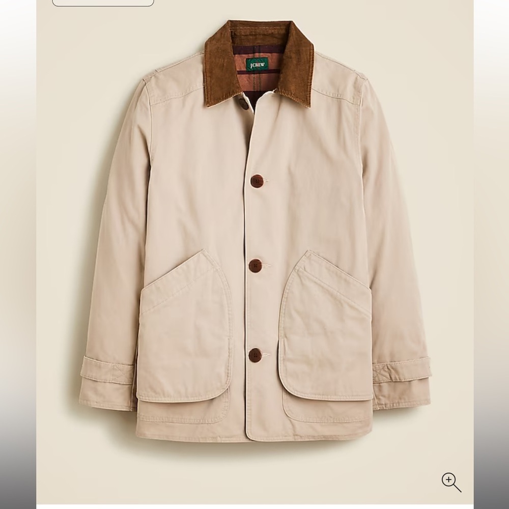 NWT J. Crew Limited-edition 1983 heritage canvas Barn Jacket